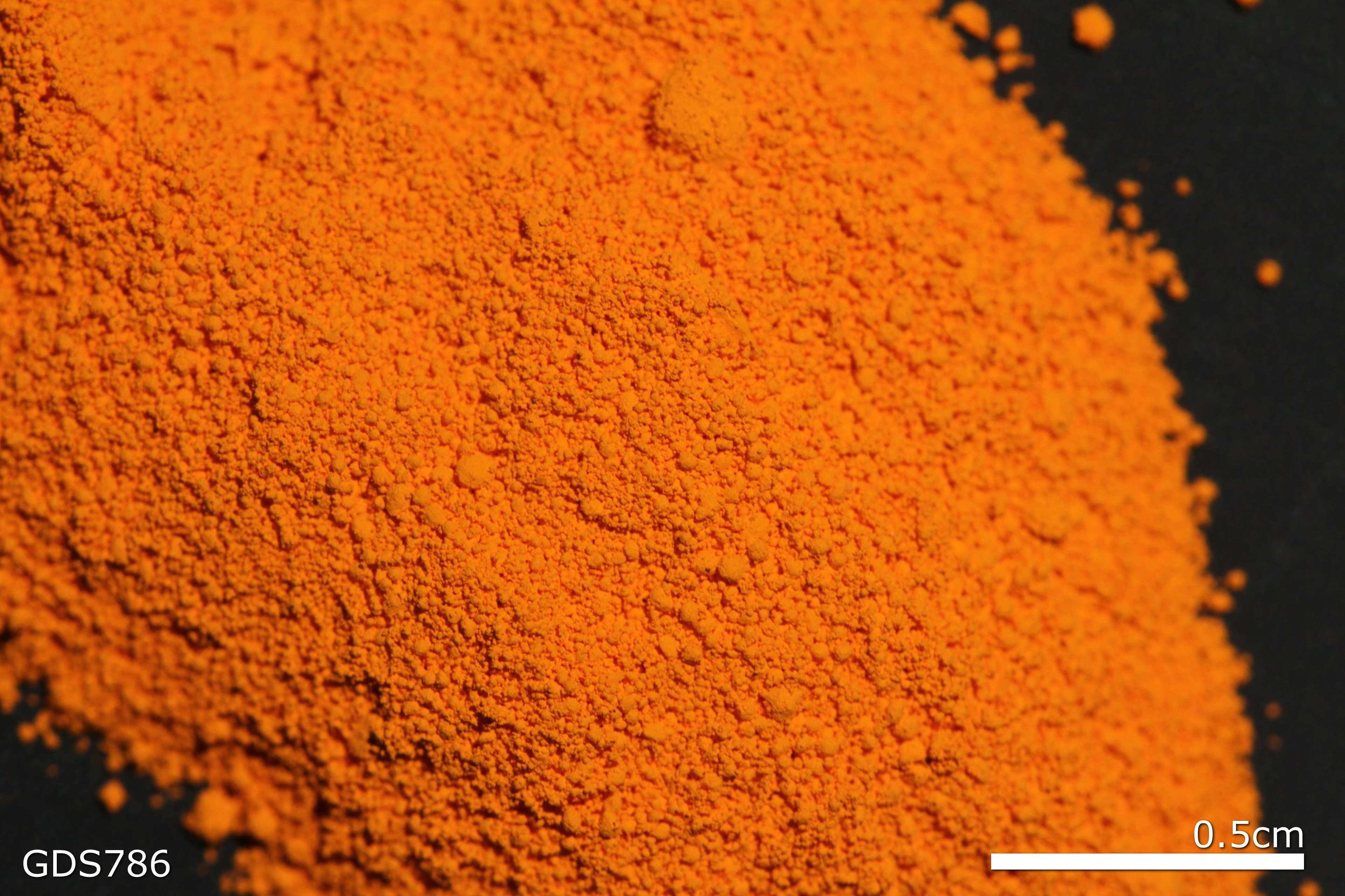 Cadmium orange 0 sample