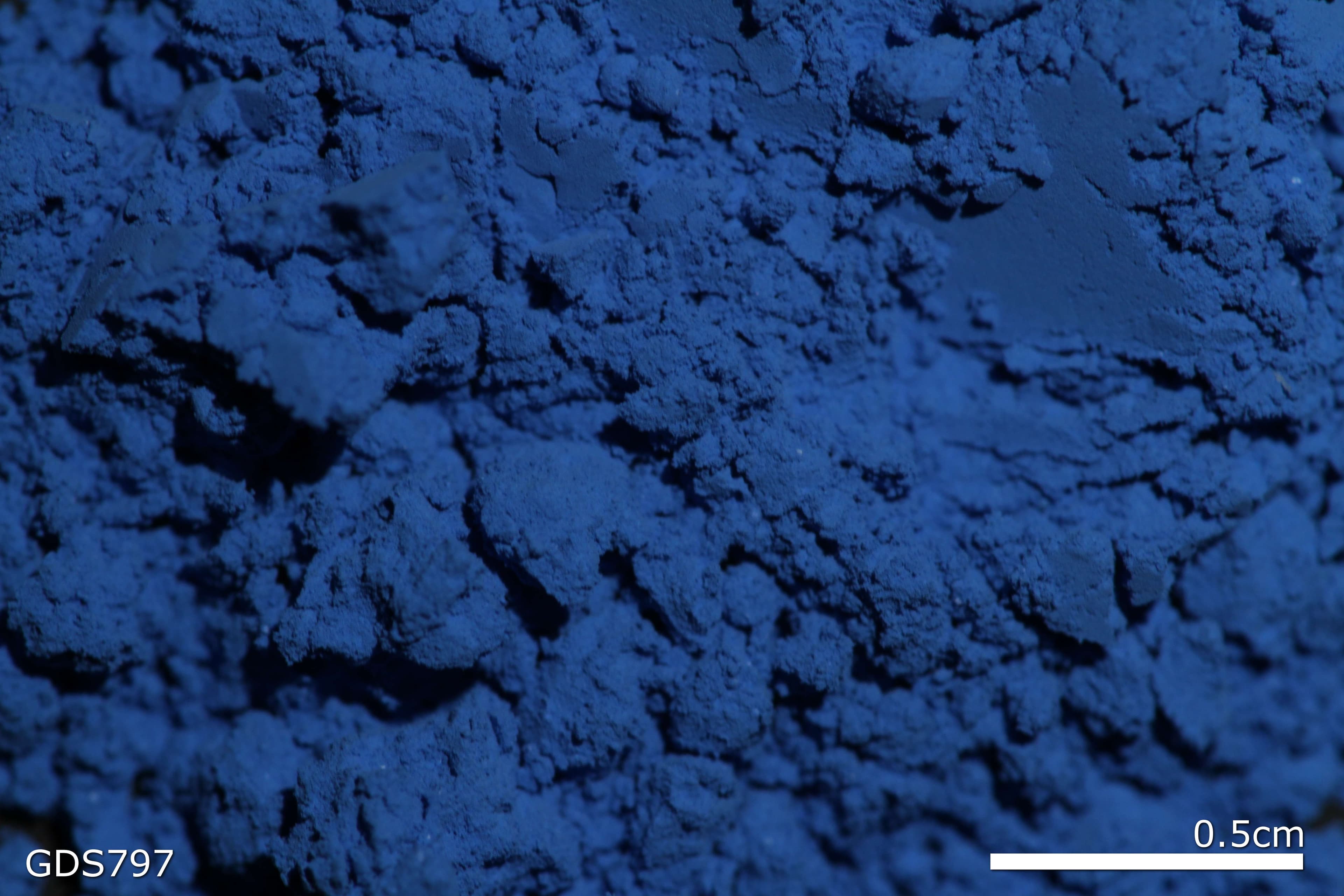 Cerulean blue sample