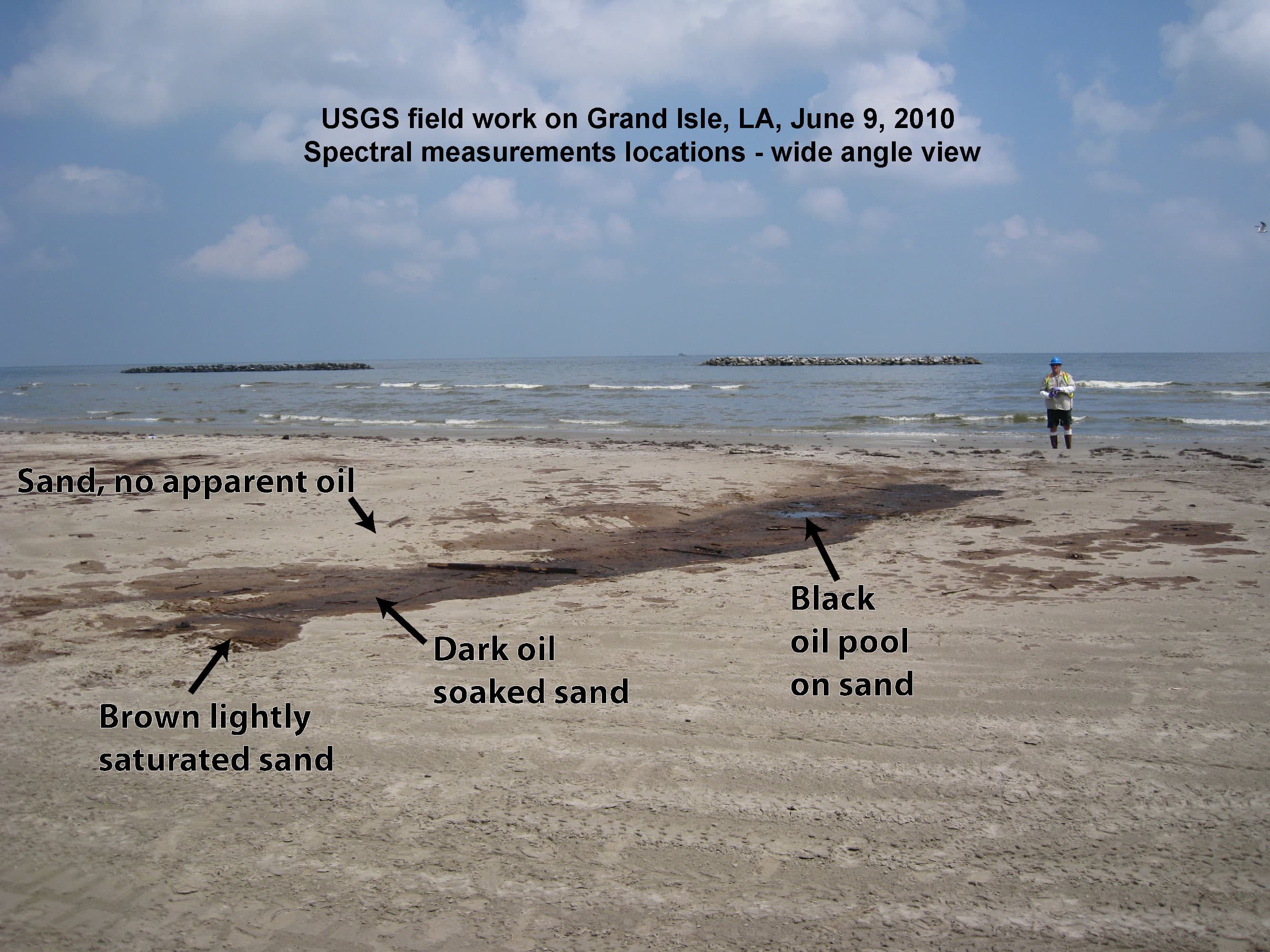 Sand GrndIsle2 no visibl oil sample